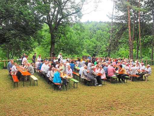 Ein Gottesdienst im Grünen fand am  Sonntag in Rexingen statt.  Foto: Kirchengemeinde Foto: Schwarzwälder-Bote