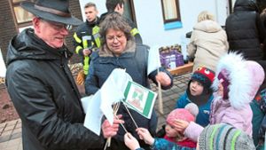 Bürgermeister Klaas Klaassen erhält Eskorte am letzten Tag