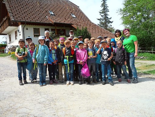 1000 Eindrücke sammeln die Kinder auf dem Hof, der  im Gebiet Höhingen liegt. Fotos: Schule Foto: Schwarzwälder-Bote
