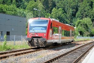 Diesel getriebene Züge wie auf der Kulturbahn sind auch auf der Hermann-Hesse-Bahn vorgesehen. Foto: Archiv: Bernklau