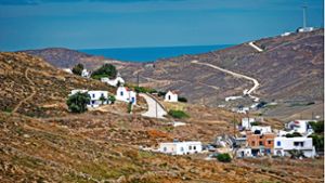 Trockene Landschaft auf Mykonos: Der Wasserverbrauch stieg auf der Insel von 2021 bis 2023 um 38 Prozent. Foto: imago// Brandl