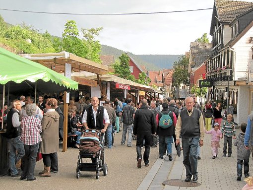 Das Flecka-Fescht in Baiersbronn lockte wiederum zahlreiche Besucher aus nah und fern ins Oberdorf. Fotos: Braun Foto: Schwarzwälder-Bote