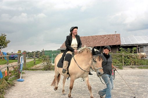 Das strahlende Gesicht der Reiterin sagt alles: Das Glück der Erde liegt ganz eindeutig auf dem Rücken der Pferde. Foto: Tröger Foto: Schwarzwälder-Bote