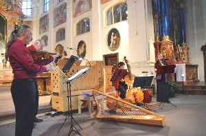 Barockmusik in originalem Klang erlebten die Zuhörer in der Kapellenkirche. Foto: psw Foto: Schwarzwälder-Bote