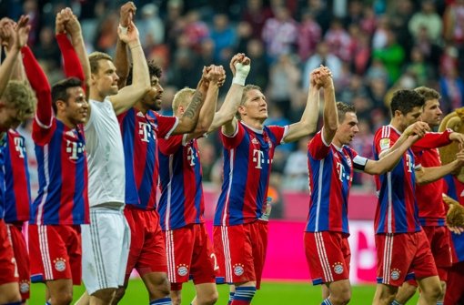 Der FC Bayern München ist zum 25. Mal in der Geschichte der Bundesliga Deutscher Meister geworden. Foto: dpa