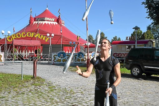 Der Zirkus Crocofant gastiert derzeit in Herrenberg. Foto: Schwarzwälder-Bote
