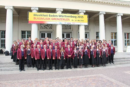 Das Winzelner Orchester stellt sich der Jury in Karlsruhe mit großem Erfolg. Foto: Verein Foto: Schwarzwälder-Bote