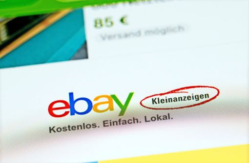Gleich mehrere Kunden hat die Angeklagte  bei Ebay-Kleinanzeigen  übers Ohr gehauen. (Symbolbild) Foto: dpa/Silas Stein