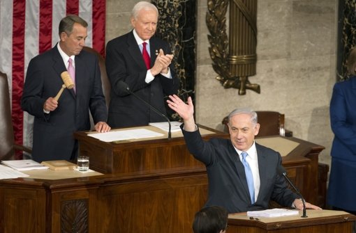 Der israelische Premierminister Benjamin Netanjahu hat in seiner Rede vor dem US-Kongress vor einer Atomeinigung mit dem Iran gewarnt. Foto: dpa