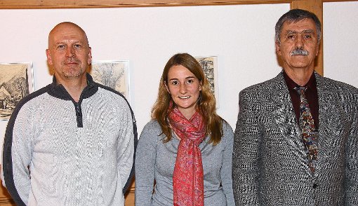 Neue Kräfte unter erfahrener Führung (von links): Reiner Hinkelmann, Simone Matzka und Reinhard Graf. Foto: Fussnegger Foto: Schwarzwälder-Bote