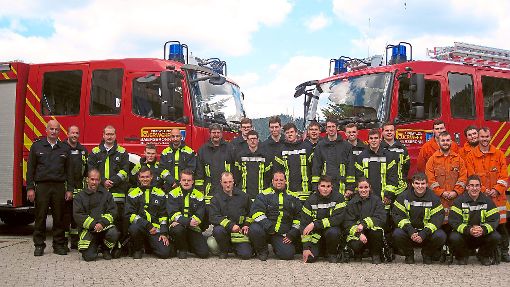 Die 26 Männer dürfen jetzt mit zu Einsätzen fahren. Foto: Feuerwehr Foto: Schwarzwälder-Bote