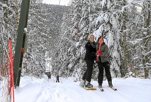 Im Eulenloch herrscht derzeit bei besten Wintersportbedingungen Hochbetrieb.  Foto: Kraushaar
