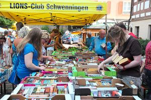 Jede Menge Bücher sind beim Lions-Club Schwenningen bei der Kulturnacht zu haben. Foto: Lions Foto: Schwarzwälder-Bote