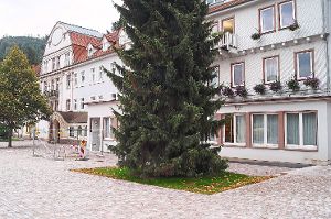 Wegen der Gartenschau in Bad Herrenalb im Jahre 2017 wurde bereits der Rathausplatz auf Vordermann gebracht.  Foto: Krokauer Foto: Schwarzwälder-Bote