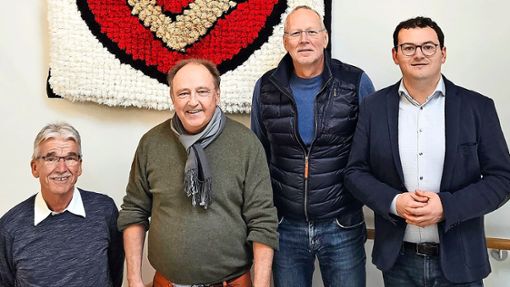 Die Steuerungsgruppe setzt sich zusammen aus Winfried Seele (von links), Jürgen Oberle, Michael Platz und Markus Tideman. Foto: Gemeinde Eutingen