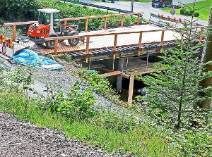 Für 2018 stehen eine Menge Sanierungsobjekte an. Die Tiefenbachbrücke wurde bereits erneuert.   Foto: Archiv: Haas
