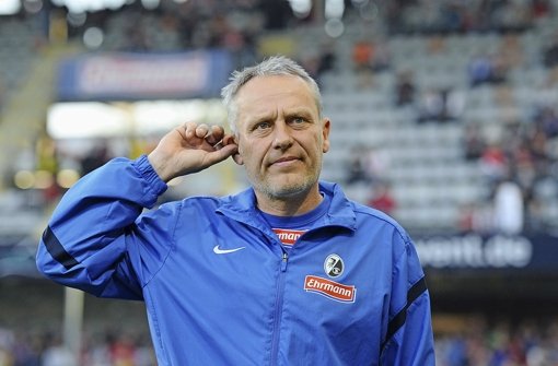 In der Kritik: Freiburg-Trainer Christian Streich. Foto: Bongarts