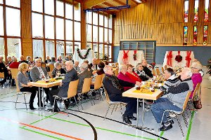 Rund 90 Senioren kamen zur Weihnachtsfeier in die Auchterthalle nach Stein. Foto: Maute Foto: Schwarzwälder-Bote