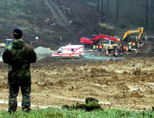 Bei einem Unfall auf der Baustelle der Daimler-Teststelle in Immendingen ist im Dezember 2014 ein Bauarbeiter ums Leben gekommen.   Foto: Möllers