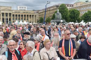 Der Schlussgottesdienst wird in Stuttgart gefeiert. Foto: LICHTGUT/Max Kovalenko