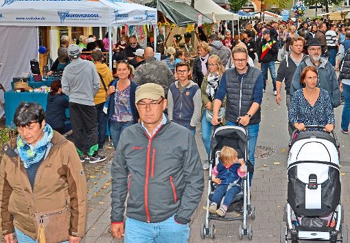 Zum bunten Herbstfest kommen Besucher aus der ganzen Region in die Stadt. Foto: J. Müller Foto: Schwarzwälder-Bote