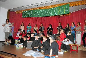 Voller Vorfreude auf ihre Schulzeit verabschiedeten sich die künftigen Erstklässler mit einem Fest im Katharinensaal.    Foto: Bantle Foto: Schwarzwälder-Bote