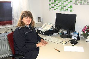 Tanja Wundke ist neue stellvertretende Leiterin des Polizeipostens Blumberg.  Foto: Lutz Foto: Schwarzwälder-Bote