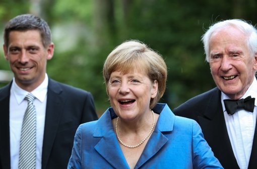 Sie dürfte den Siegfried nicht ausgebuht haben: Bundeskanzlerin Angela Merkel (CDU) in Bayreuth. Foto: dpa