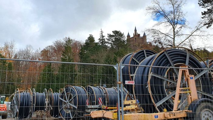 Burg Hohenzollern: Neuer Strom fürs Denkmal – so laufen die Bauarbeiten
