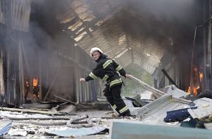 In der Ukraine ist es erneut zu schweren Kämpfen gekommen.  Foto: EPA
