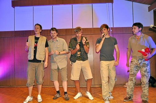 Die Gruppe Sixpack begeisterte die zahlreichen Besucher des Benefizkonzerts mit hochklassiger Vokalmusik. Foto: Bausch Foto: Schwarzwälder-Bote
