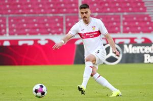 Konstantinos Mavropanos überzeugt derzeit beim VfB Stuttgart. Foto: Pressefoto Baumann/Alexander Keppler