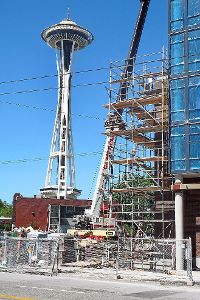 Die Space Needle ist das Wahrzeichen von Seattle. Als Vorbild diente der Stuttgarter Fernsehturm. Foto: Brandmaier Foto: Schwarzwälder-Bote