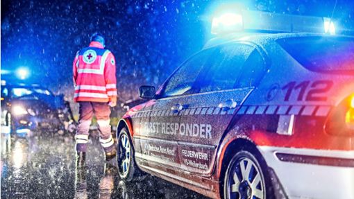 Auch die Helfer vor Ort aus Weilersbach wurden zu dem gemeldeten Verkehrsunfall alarmiert. Foto: Marc Eich/Symbolbild