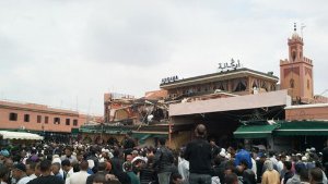 Explosion in Marrakesch
