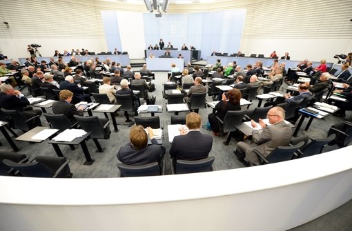 Der Landtag in Stuttgart Foto: dpa