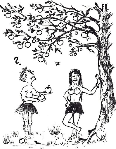 Steins Gedichte beginnen im wahrsten Sinne des Wortes bei Adam und Eva. Und so lautet der Titel seines 2011 verfassten Gedichtbands Unter einem Apfelbaum.  Foto: Oppelt Foto: Schwarzwälder-Bote