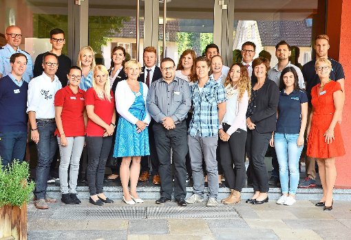 Mitarbeiter der an Fit4Job teilnehmenden Einrichtungen und Firmen sowie der Berufsschule Foto: Reich Foto: Schwarzwälder-Bote