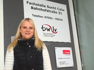 Anja Tischendorf heißt die aktuelle Leiterin der Fachstelle Sucht in der Bahnhofstraße. Foto: Hölle