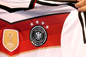Der vierte Stern auf dem Trikot der deutschen Nationalmannschaft. Foto: dpa