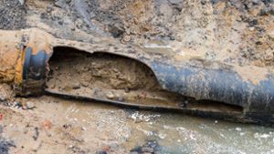 Rohrbruch in Onstmettingen: Wasserzufuhr drei Tage eingeschränkt
