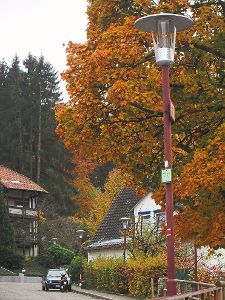 Die Stadt Bad Herrenalb  rüstet ihre Laternen um. Foto: Stadt Foto: Schwarzwälder-Bote