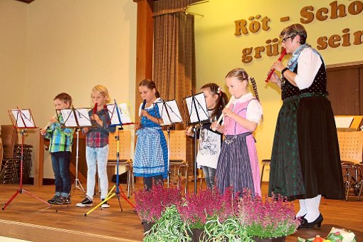 Der musikalische Nachwuchs zeigte, was er in den vergangenen Wochen gelernt hat.  Foto: Musikverein Foto: Schwarzwälder-Bote