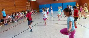 Viel Spaß hatten die Schüler bei den Übungen. Foto: Wilhelm-Münster-Schule Foto: Schwarzwälder-Bote