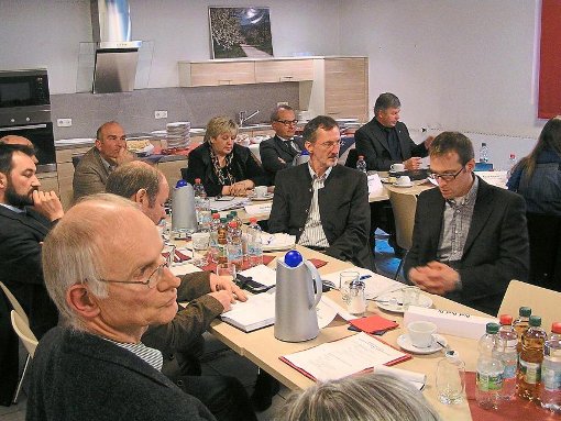 Kordula Kovac (Mitte) hatte Experten nach Offenburg und Oberkirch eingeladen, um mit ihnen eine Strategie im Kampf gegen die Kirschessigfliege zu entwickeln. Foto: Plaueln