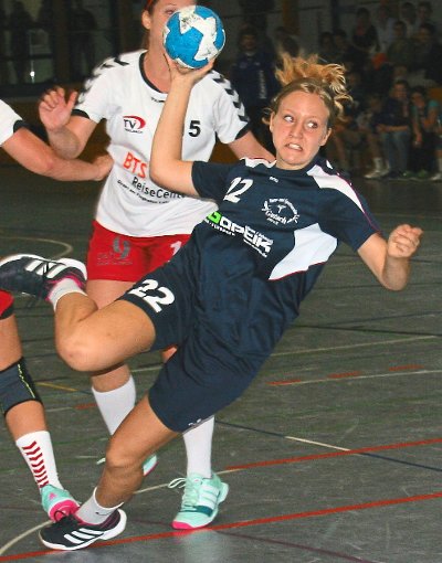 Theresa Schmider machte in Steißlingen ein sehr gutes Spiel für den TuS Gutach und warf drei Tore.  Foto: Heinzmann