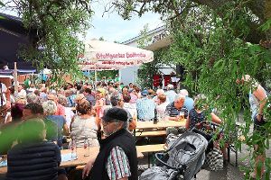 Der besondere Festplatz ist mit ein Garant für den Erfolg des Epfendorfer Bauernfeschtes.  Fotos: Botzenhart Foto: Schwarzwälder-Bote