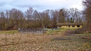 Die Teichkläranlage in Wessingen musste stillgelegt werden. Davor befindet sich das Pumpwerk. Foto: Baur