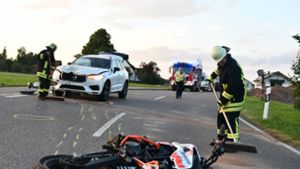 Motorradfahrer bei Unfall in Hardt schwer verletzt