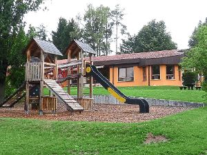 Die Kindertagesstätte Weingarten ist einer der drei Kindergärten in Gechingen.  Foto: Selter-Gehring Foto: Schwarzwälder-Bote
